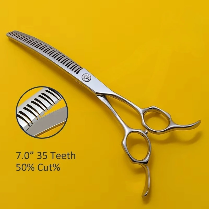 3D Teeth Curved Chunker Pet Grooming Scissors 7 Inch Dog Cutting Shears Cleaning Products
3D Teeth Curved Chunker Pet Grooming Scissors 7 Inch Dog Cutting Shears Cleaning Products