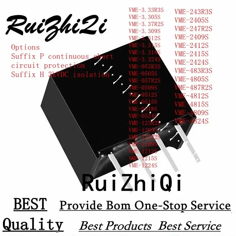 10 шт./лот VME-3.33R3S VME-3.305S VME-3.37R2S VME-3.309S VME-3.312S VME-3.315S VME-3.318S VME-3.324S VME-123R3S VME-1205S 1 Вт DCDC 
10 шт./лот VME-3.33R3S VME-3.305S VME-3.37R2S VME-3.309S VME-3.312S VME-3.315S VME-3.318S VME-3.324S VME-123R3S VME-1205S 1 Вт DCDC
