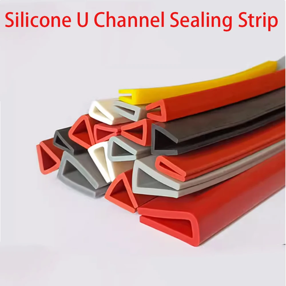 1M Silicone U Channel Sealing Strip Glass Anti-Collision Edging Shower Door Table Chair Sheet Edge Guard Durable Weatherstrip
1M Silicone U Channel Sealing Strip Glass Anti-Collision Edging Shower Door Table Chair Sheet Edge Guard Durable Weatherstrip