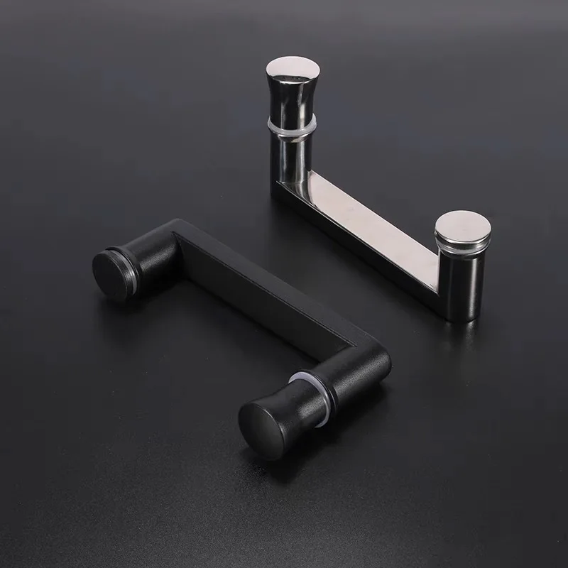 Bathroom glass door short handle matte black and mirror surface hole distance 145mm shower handles beautiful easy to install
Bathroom glass door short handle matte black and mirror surface hole distance 145mm shower handles beautiful easy to install