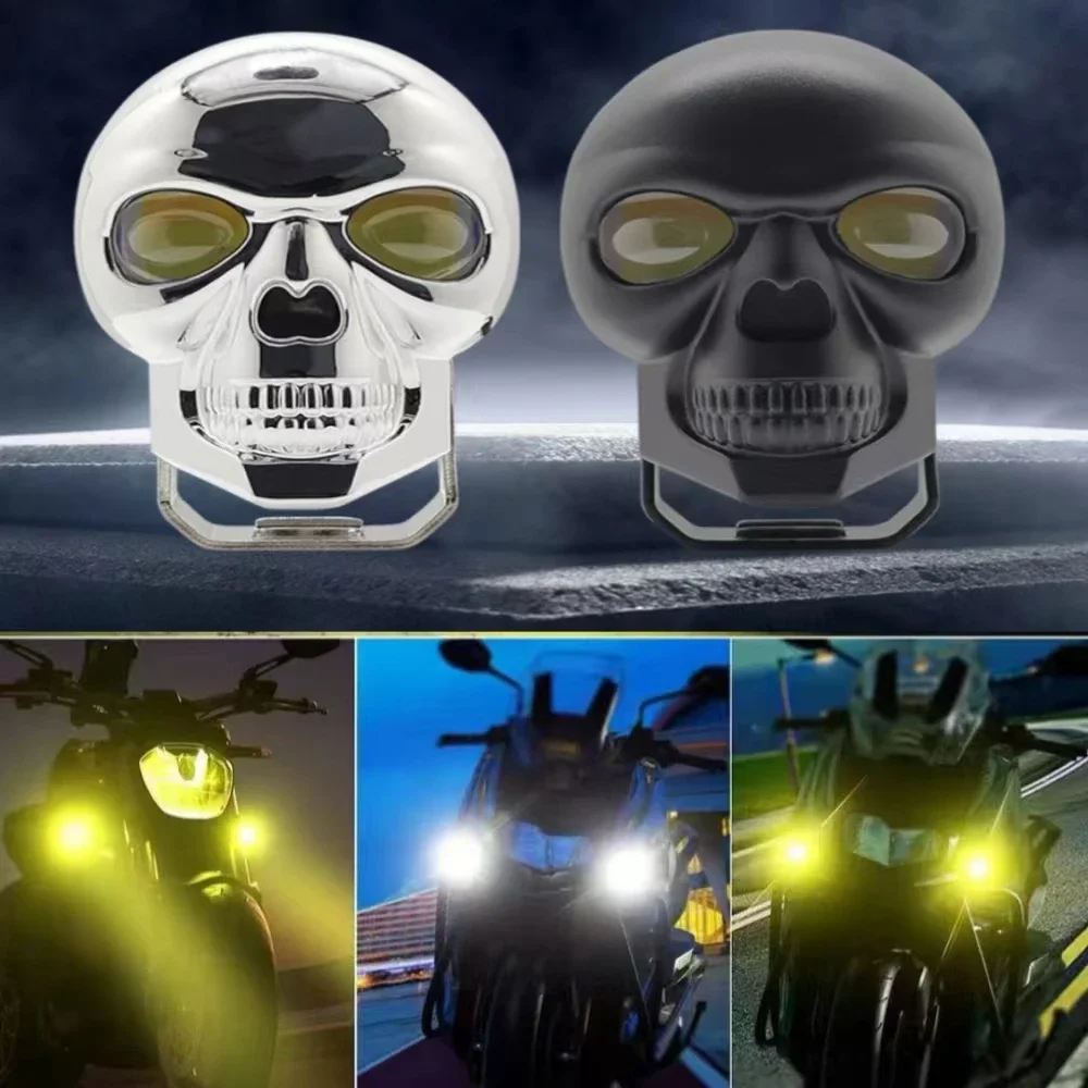 Motorcycle LED Light Skull Shape Waterproof Lamp Electric Vehicle Headlight Fog Light Projector Lens Spotlight For Motorcycle
Motorcycle LED Light Skull Shape Waterproof Lamp Electric Vehicle Headlight Fog Light Projector Lens Spotlight For Motorcycle