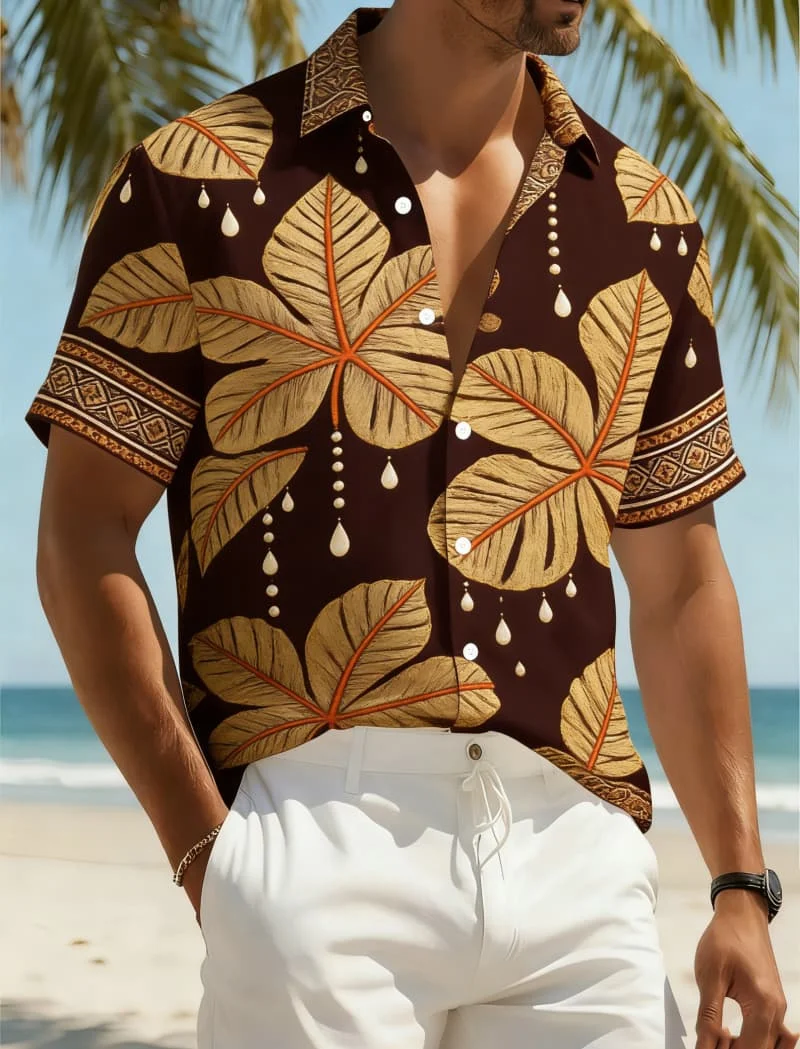 Men's Tropical Floral Print Short Sleeve Shirt Summer Casual Fashion For Daily Wear Holiday Beach And Street Style Outfits
Men's Tropical Floral Print Short Sleeve Shirt Summer Casual Fashion For Daily Wear Holiday Beach And Street Style Outfits