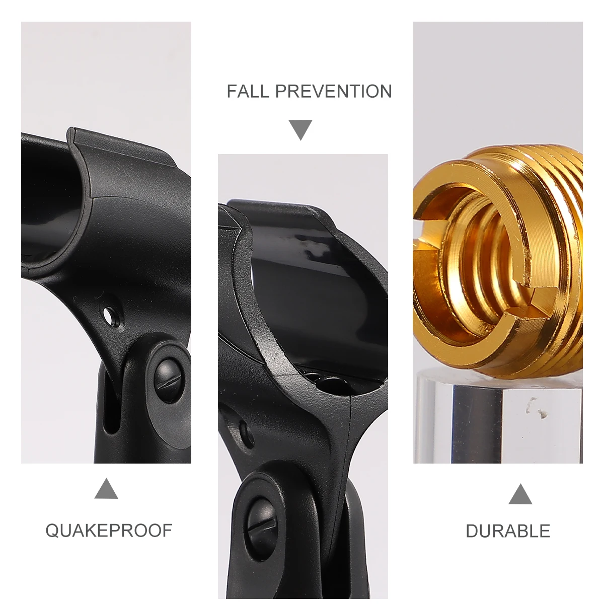 5pcs Microphone Black Plastic Mount Clip For Stage Mic Stand Indoor Outdoor Use Microphone Mic Mount Accessories
5pcs Microphone Black Plastic Mount Clip For Stage Mic Stand Indoor Outdoor Use Microphone Mic Mount Accessories