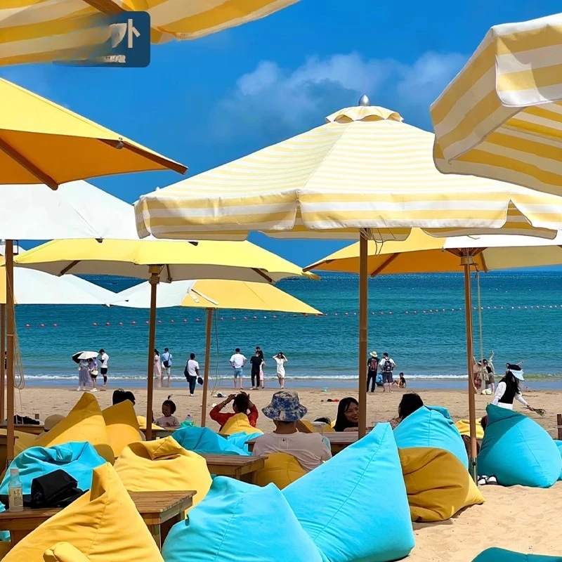 Outdoor parasol courtyard seaside beach sun umbrella swimming pool central column umbrella outdoor waterproof striped
Outdoor parasol courtyard seaside beach sun umbrella swimming pool central column umbrella outdoor waterproof striped