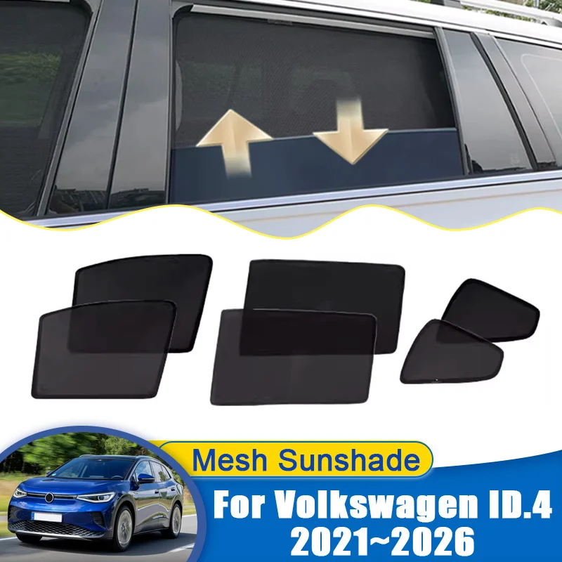 For Volkswagen VW ID.4 2021~2026 Car Mesh Sunshade Magnetic Window Visor Sunscreen Privacy Curtains Cover Shade Auto Accessories
For Volkswagen VW ID.4 2021~2026 Car Mesh Sunshade Magnetic Window Visor Sunscreen Privacy Curtains Cover Shade Auto Accessories