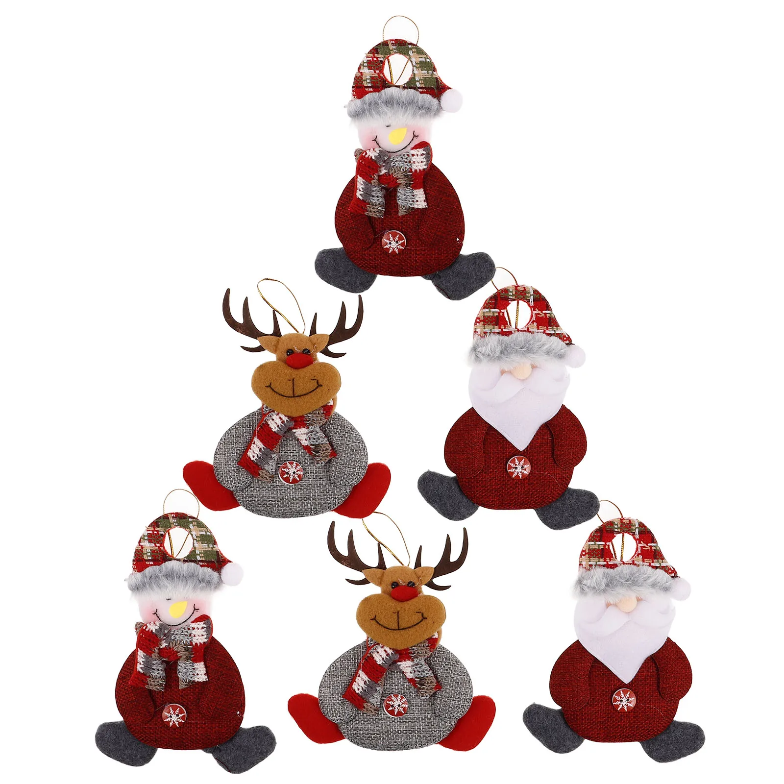 6 Pcs Pendant Fabric Snowman naments Holiday Party Supplies Christmas Hanging Decor Holiday Xmas Tree Accessories
6 Pcs Pendant Fabric Snowman naments Holiday Party Supplies Christmas Hanging Decor Holiday Xmas Tree Accessories