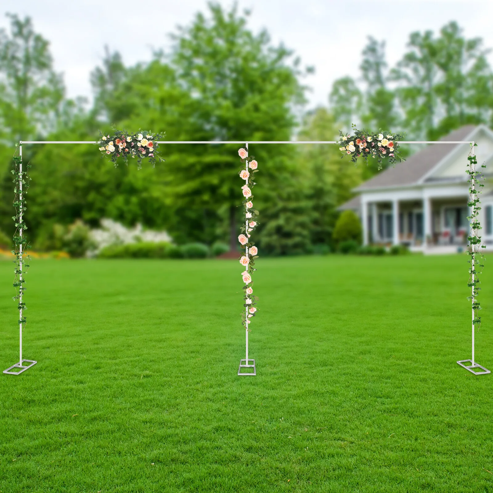 6*3m Backdrop Stand Wedding Party Backdrop Stand Pipe Kit Curtain Frame Carbon Steel
6*3m Backdrop Stand Wedding Party Backdrop Stand Pipe Kit Curtain Frame Carbon Steel