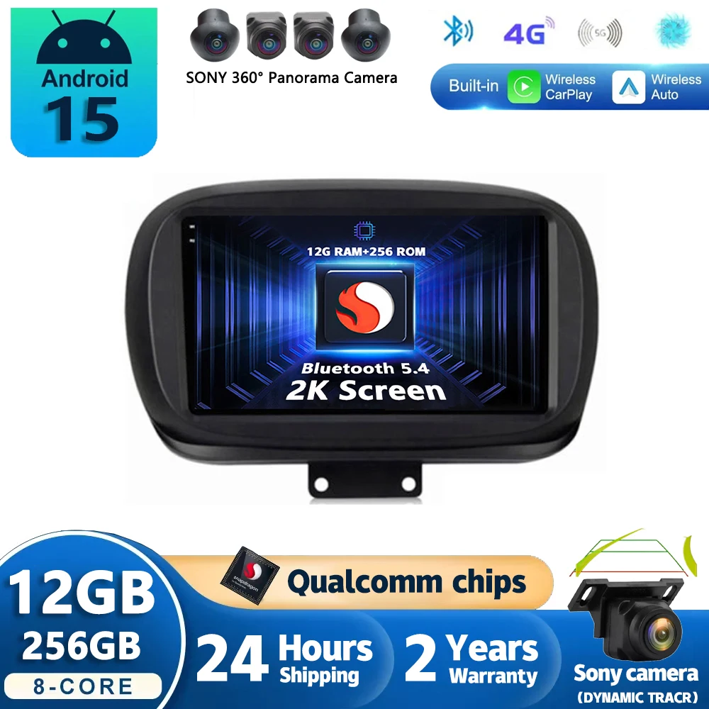 Android 16 For Fiat 500X 2014 2015 2016 2017 - 2020 Car Radio Navigation Multimedia Player GPS WiFi+4G DSP wireless Carplay Auto
Android 16 For Fiat 500X 2014 2015 2016 2017 - 2020 Car Radio Navigation Multimedia Player GPS WiFi+4G DSP wireless Carplay Auto