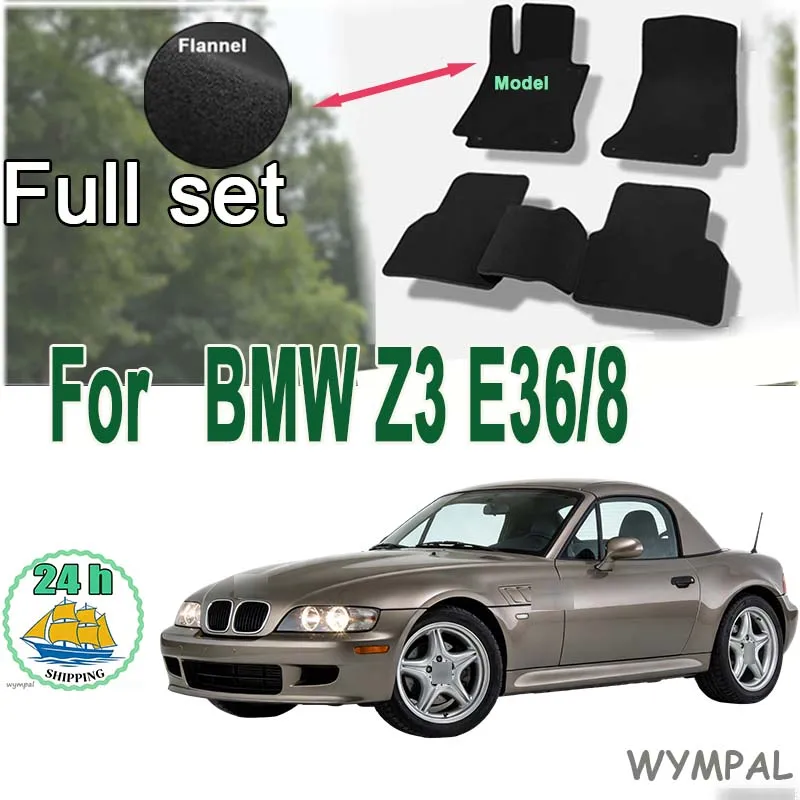 "Velour rugs set for BMW Z3 E36/8 Coupe (1997-2002) -Black Stylish Odorless Flame retardant
"Velour rugs set for BMW Z3 E36/8 Coupe (1997-2002) -Black Stylish Odorless Flame retardant