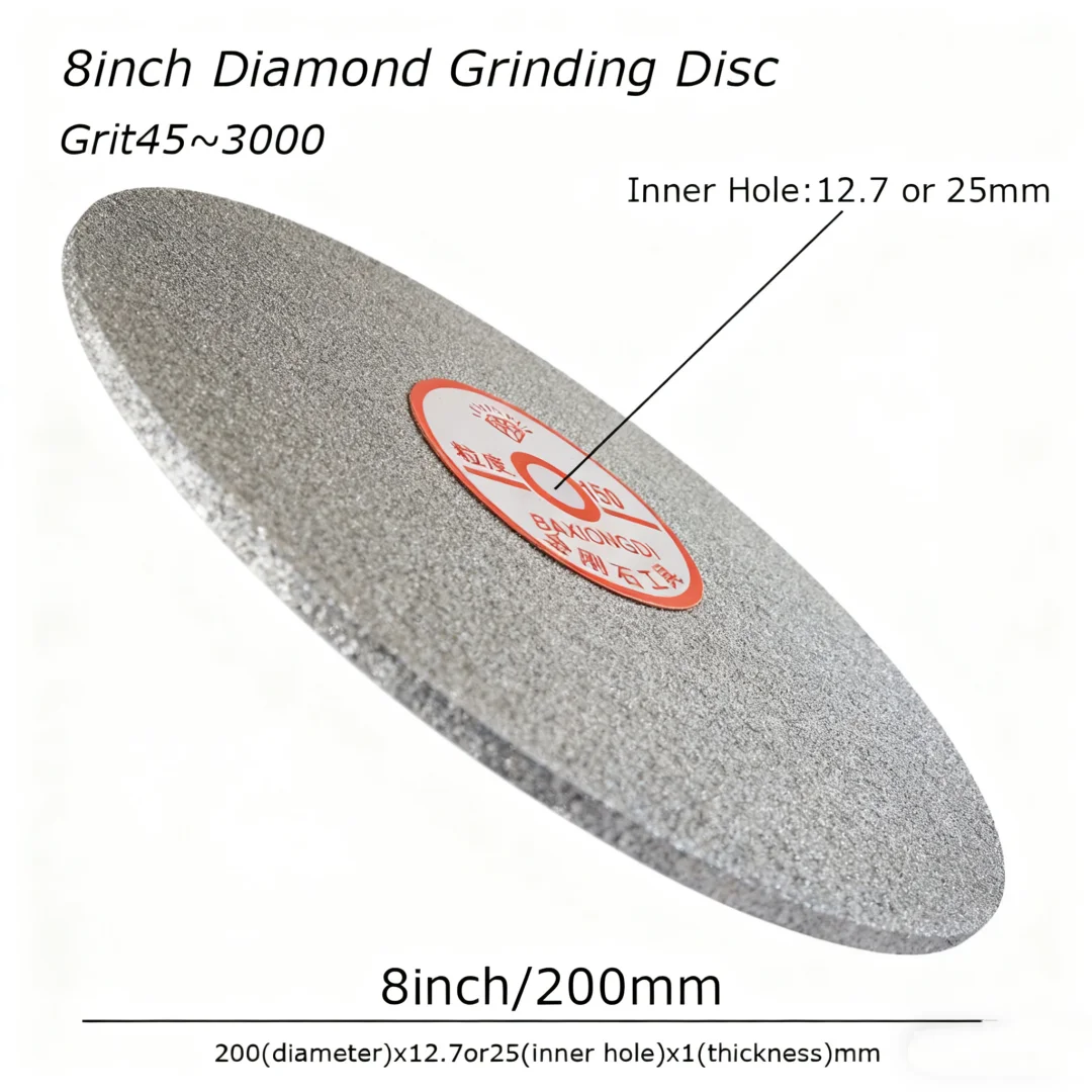 1 шт., 8 дюймов, 200 мм, односторонние абразивные круги 8 дюймов, плоские шлифовальные круги для полировки ювелирных изделий, толщина 1 мм, зернистость 45 ~ 3000
1 шт., 8 дюймов, 200 мм, односторонние абразивные круги 8 дюймов, плоские шлифовальные круги для полировки ювелирных изделий, толщина 1 мм, зернистость 45 ~ 3000