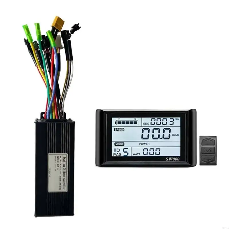 Q22A SW900 LCD Display and 30A Sine Wavy Controller for Electric Bike Conversion
Q22A SW900 LCD Display and 30A Sine Wavy Controller for Electric Bike Conversion