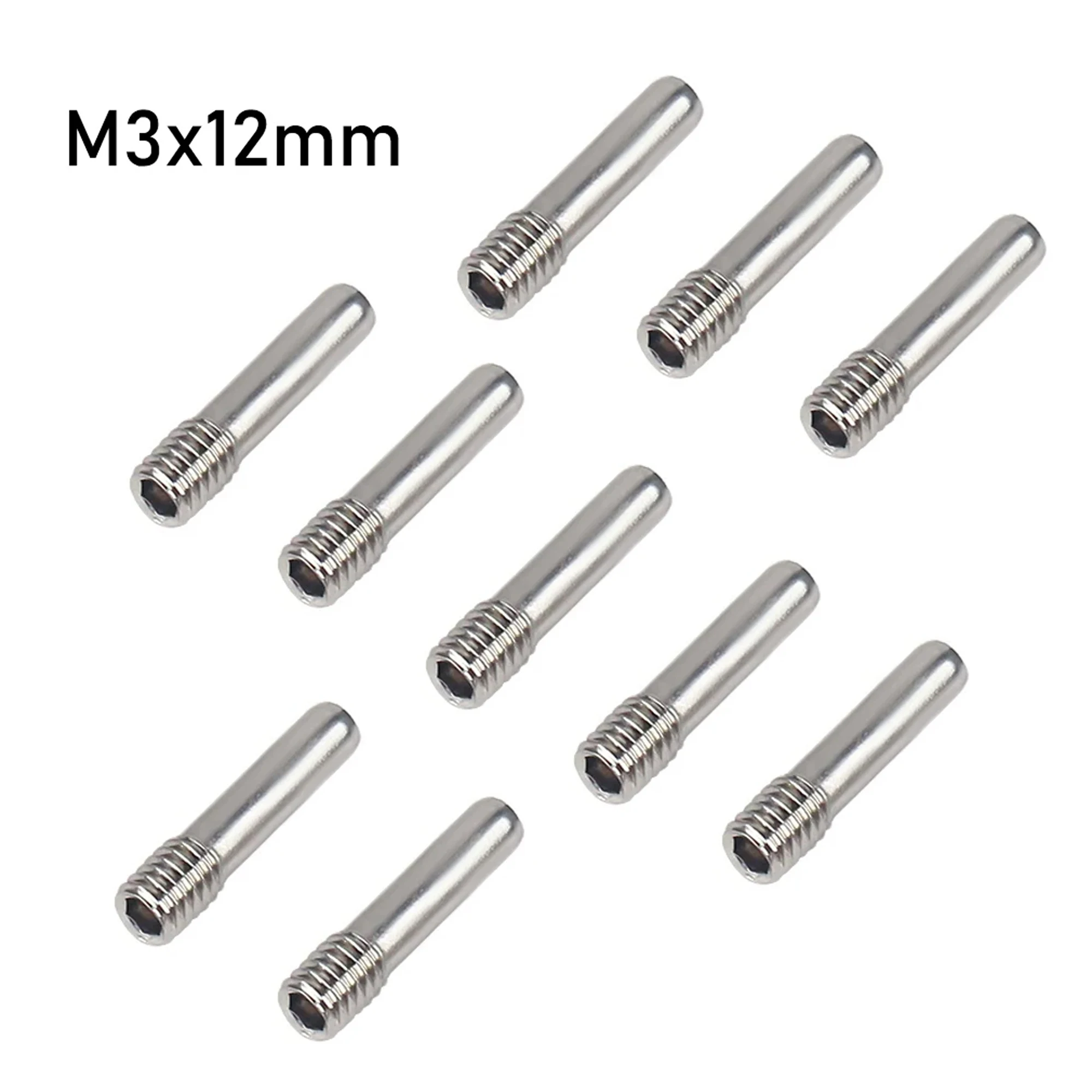 10pcs M3x12mm M4x12mm Screw Set Front&Rear Bumper Pin Screws Middle Axle Bolt for 1/10 RC Crawler Car Models
10pcs M3x12mm M4x12mm Screw Set Front&Rear Bumper Pin Screws Middle Axle Bolt for 1/10 RC Crawler Car Models