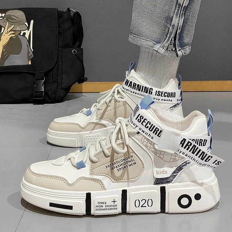 Spring Autumn Sports Lace Up Platform Men's High Cut Boots Hot Selling Original Deals Cheap Vintage Y2k Male Shoes in Promotion
Spring Autumn Sports Lace Up Platform Men's High Cut Boots Hot Selling Original Deals Cheap Vintage Y2k Male Shoes in Promotion