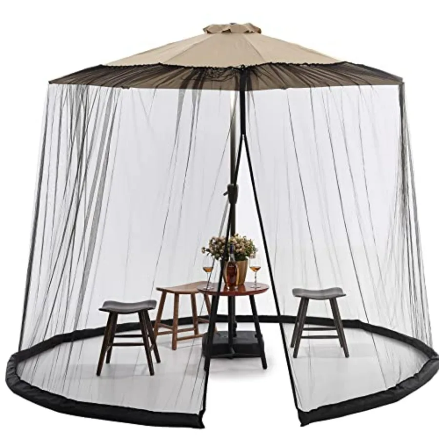 7.5-11 FT Patio Umbrella Mosquito Net, Polyester Mesh Umbrella Screen, Universal Canopy Umbrella Mosquito Netting with Zipper D
7.5-11 FT Patio Umbrella Mosquito Net, Polyester Mesh Umbrella Screen, Universal Canopy Umbrella Mosquito Netting with Zipper D