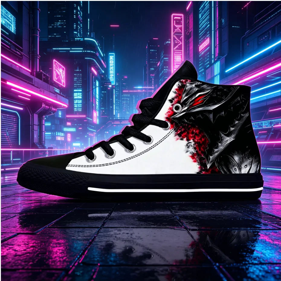 Berserk Guts Legend High Top Sneakers Retro Comic Pattern Anti Slip Unisex All Match Casual Footwear
Berserk Guts Legend High Top Sneakers Retro Comic Pattern Anti Slip Unisex All Match Casual Footwear