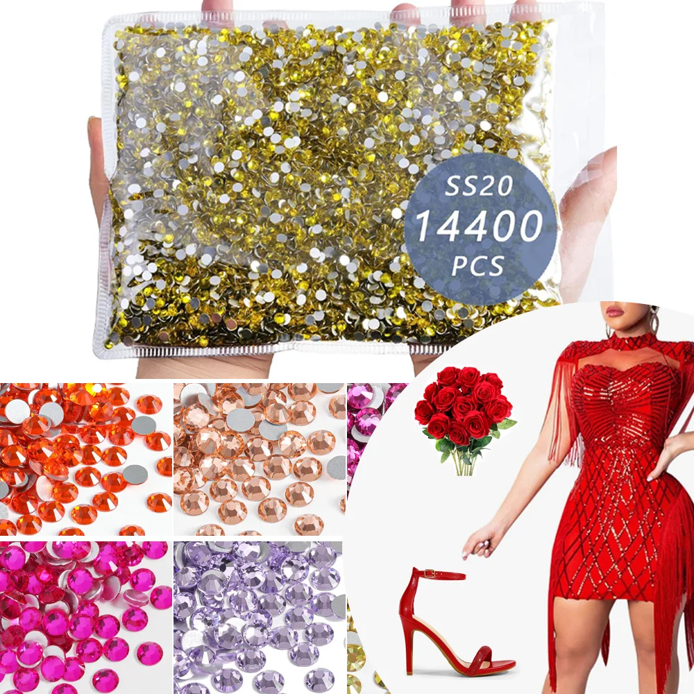 Large Package SS6-SS30 Non Hotfix Rhinestones Glass Silver Bottom Flatback Crystal for Vestido Decoration Nail Charm Strass
Large Package SS6-SS30 Non Hotfix Rhinestones Glass Silver Bottom Flatback Crystal for Vestido Decoration Nail Charm Strass