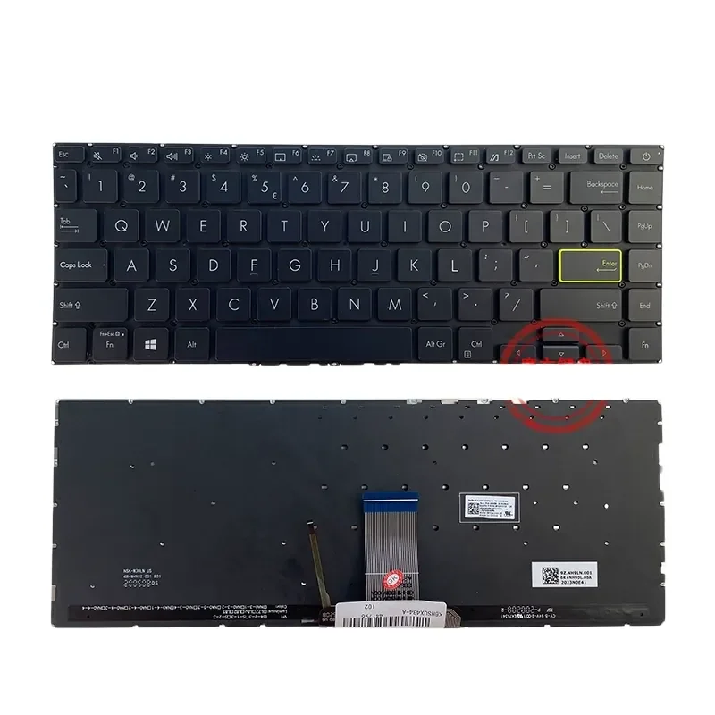 New Keyboard for ASUS UX434 UX434F UX434FA UX434FN VivoBook S14 S15 M4100U M4100UN
New Keyboard for ASUS UX434 UX434F UX434FA UX434FN VivoBook S14 S15 M4100U M4100UN
