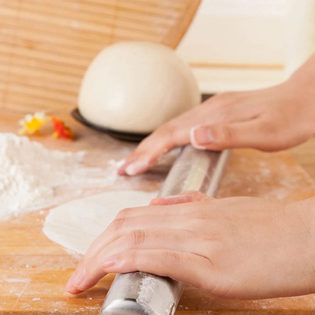 40Cm Stainless Steel Rolling Pin Large Non Stick Flour Roller For Baking Cookie Dough Pie Crust Fondant Pastry Pcs
40Cm Stainless Steel Rolling Pin Large Non Stick Flour Roller For Baking Cookie Dough Pie Crust Fondant Pastry Pcs