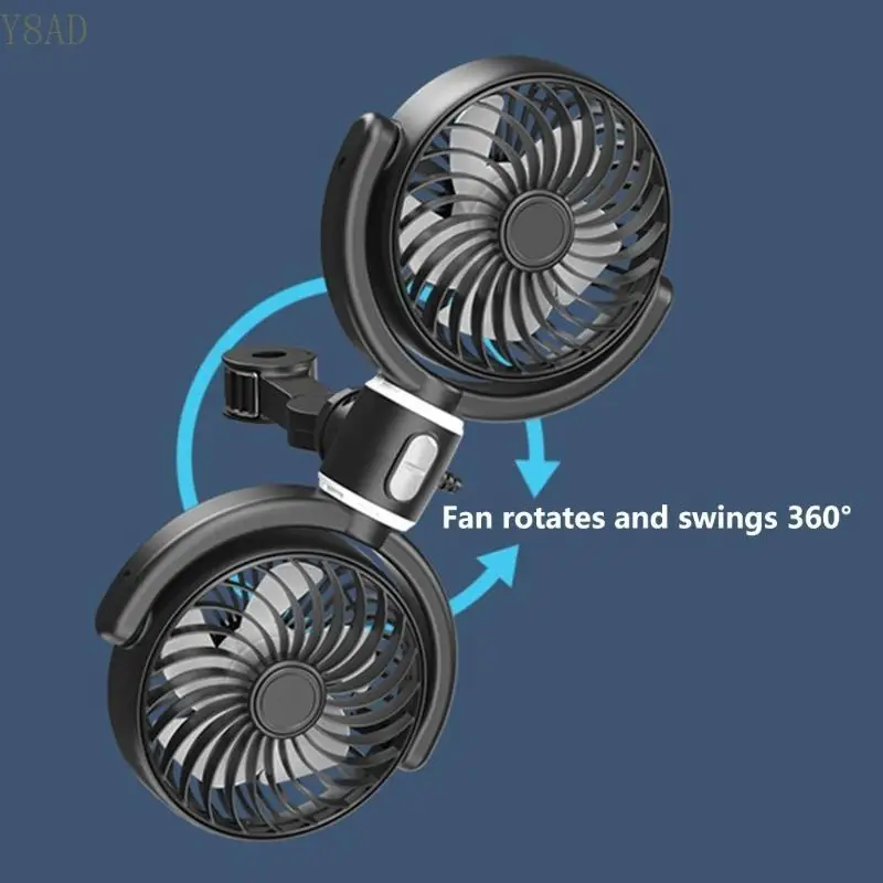 Y8AD 1SET CAR Два головы USB -вентилятор для заднего сиденья с регулируемым углом и тремя скоростями
Y8AD 1SET CAR Два головы USB -вентилятор для заднего сиденья с регулируемым углом и тремя скоростями
