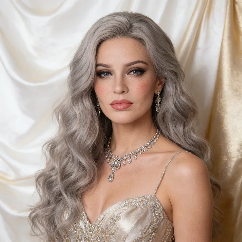 1 женский модный парик из термостойкого синтетического волокна, с естественным объемным стилем.
1 женский модный парик из термостойкого синтетического волокна, с естественным объемным стилем.