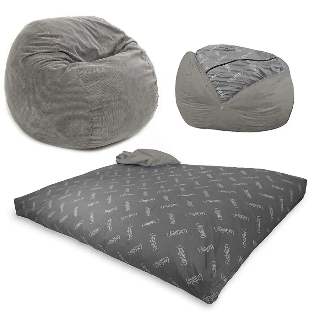 Corduroy Bean BagConvertible Bean Bag ChairMachineWashable Corduroy Fabric Coverfor Basement,Living Room,Game Room,DormampMore
Corduroy Bean BagConvertible Bean Bag ChairMachineWashable Corduroy Fabric Coverfor Basement,Living Room,Game Room,DormampMore