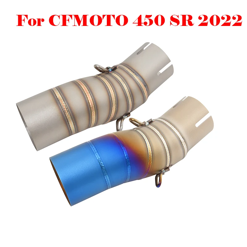 For CFMOTO 450SR 2022 Motorcycle Exhaust Mid Link Pipe Titanium Alloy Connect Tube Slip On Muffler Motorcycle Accessories
For CFMOTO 450SR 2022 Motorcycle Exhaust Mid Link Pipe Titanium Alloy Connect Tube Slip On Muffler Motorcycle Accessories