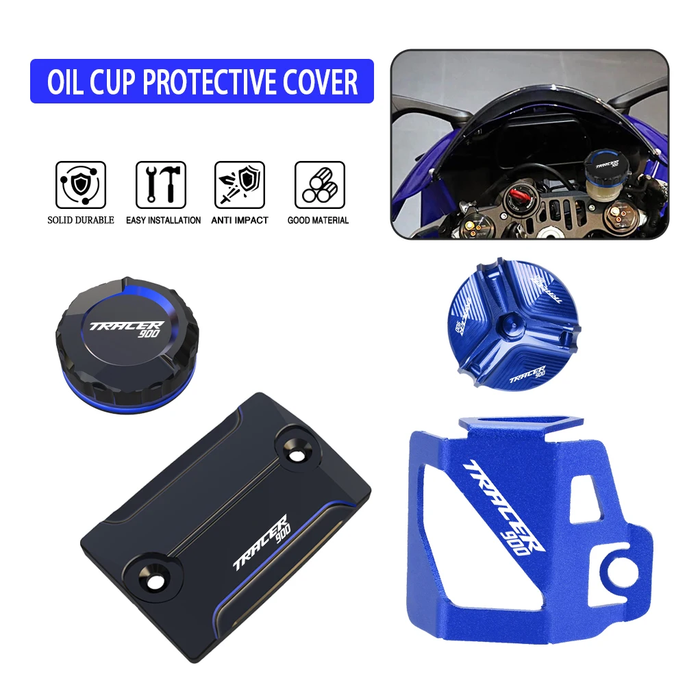 TRACER 900 Motorcycle Accessories For Yamaha Tracer 900 900gt 2018 - 2025 Front Rear Brake Fluid Reservoir Cover Engine Oil Cap
TRACER 900 Motorcycle Accessories For Yamaha Tracer 900 900gt 2018 - 2025 Front Rear Brake Fluid Reservoir Cover Engine Oil Cap