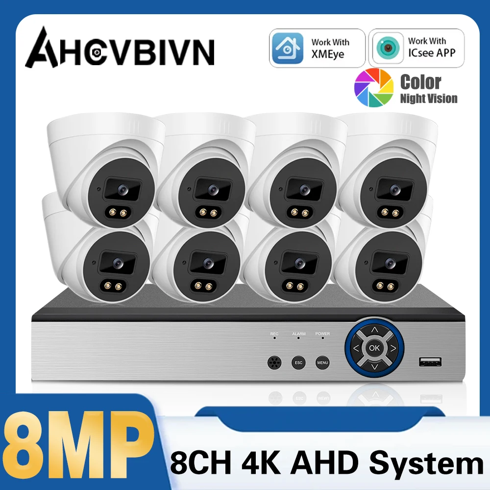 Комплект системы видеонаблюдения H.265 HD 4K 8MP AHD с ночным видением, функцией обнаружения человека, 8-канальным 6-в-1 AHD DVR и поддержкой Xmeye
Комплект системы видеонаблюдения H.265 HD 4K 8MP AHD с ночным видением, функцией обнаружения человека, 8-канальным 6-в-1 AHD DVR и поддержкой Xmeye