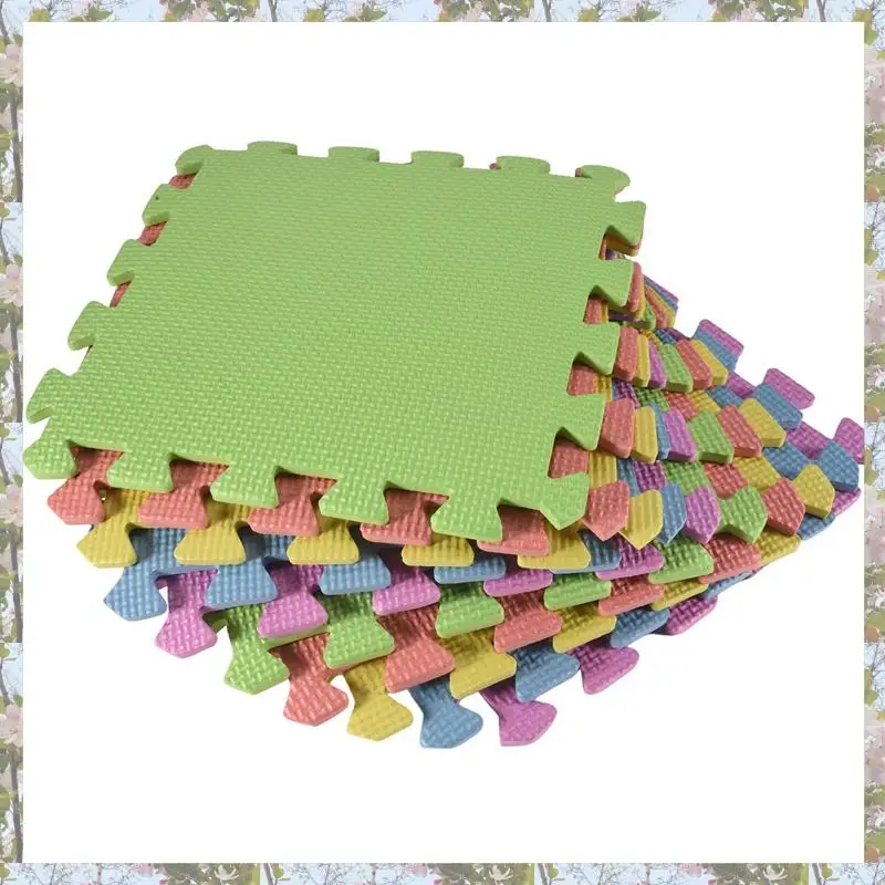 Экологичные игровые коврики-пазлы, модульные цветные коврики, 20 шт., 30X30 см, мягкий детский коврик-пазл из пенопласта Eva для татами
Экологичные игровые коврики-пазлы, модульные цветные коврики, 20 шт., 30X30 см, мягкий детский коврик-пазл из пенопласта Eva для татами