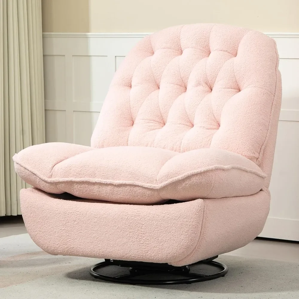 Modern Chenille Accent Chair for Living Room, 360° Swivel Rocker Gilder for Nursery, Comfy Uphlostered Lounge Chair
Modern Chenille Accent Chair for Living Room, 360° Swivel Rocker Gilder for Nursery, Comfy Uphlostered Lounge Chair