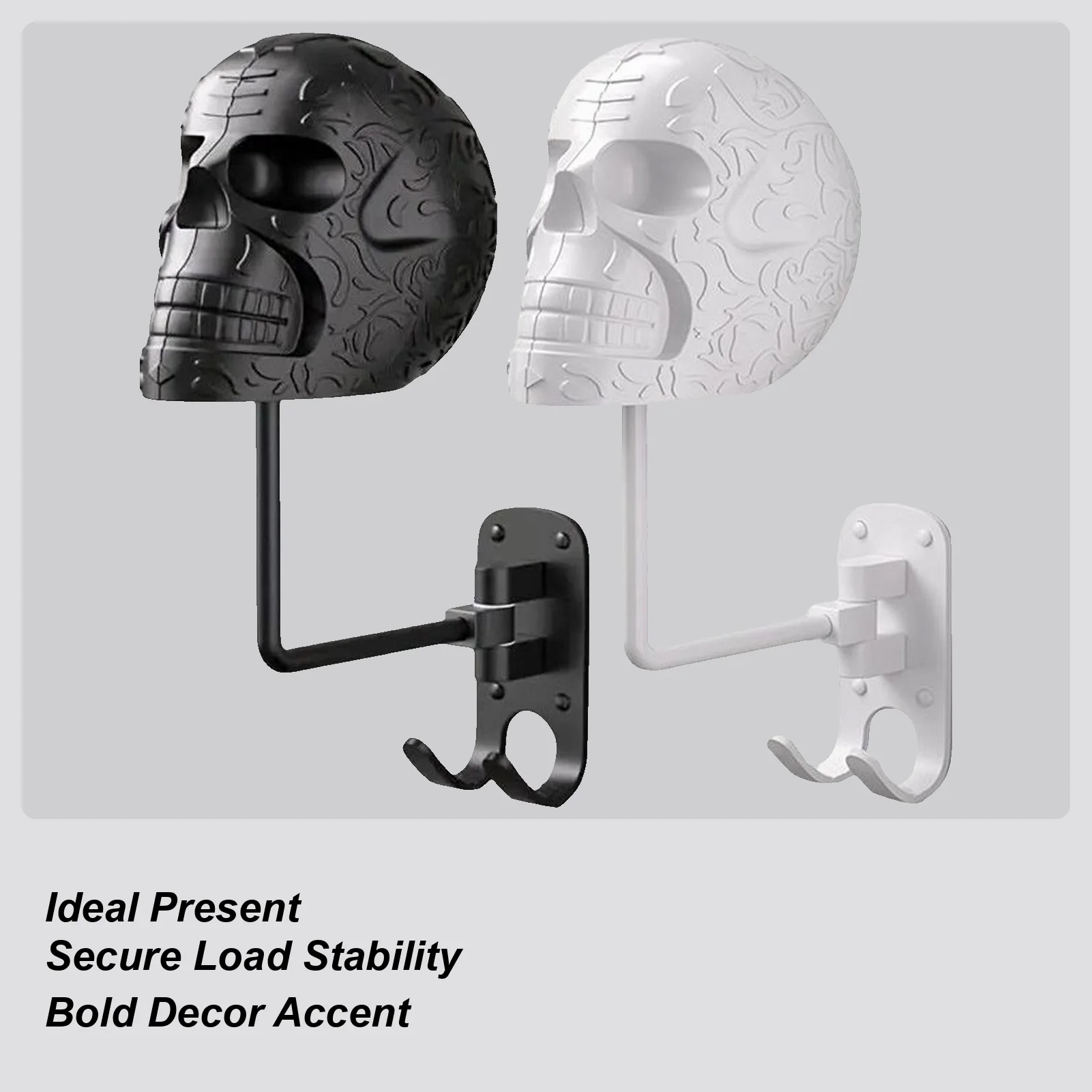 Aluminum Skull Motorcycle Helmet Rack Skull Shape Hat Holder Decorative Wall Mount Helmet Display Holder For Garage Entryway
Aluminum Skull Motorcycle Helmet Rack Skull Shape Hat Holder Decorative Wall Mount Helmet Display Holder For Garage Entryway