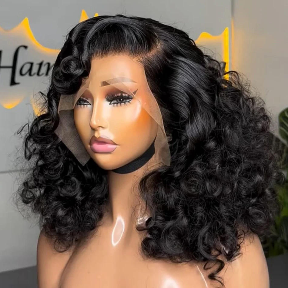 250% Short Body Water Wave Bob 13x6 HD Lace Frontal Human Hair Wigs 5x5 Glueless Ready Wear Transparent Remy 13x4 Lace Front Wig
250% Short Body Water Wave Bob 13x6 HD Lace Frontal Human Hair Wigs 5x5 Glueless Ready Wear Transparent Remy 13x4 Lace Front Wig