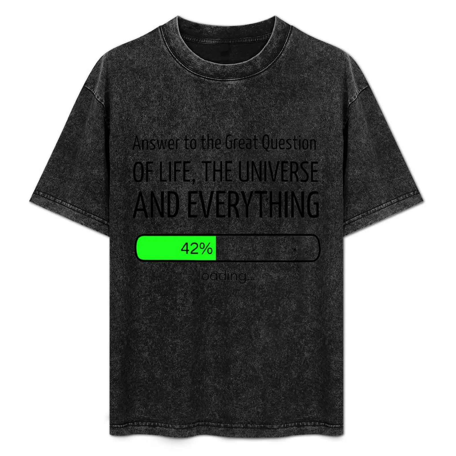 The answer to life, the universe and everything T-Shirt Vintage Print Crew Neck Tee
The answer to life, the universe and everything T-Shirt Vintage Print Crew Neck Tee