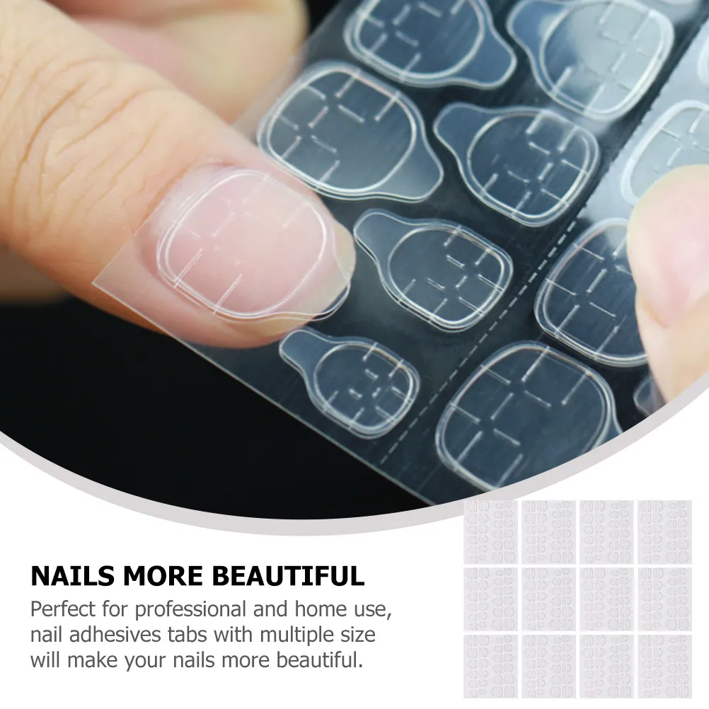20 Sheets Double-Sided Nail Glue Stickers Adhesive Tabs for Press on Nails Invisible Easy-Apply DIY Nail Home
20 Sheets Double-Sided Nail Glue Stickers Adhesive Tabs for Press on Nails Invisible Easy-Apply DIY Nail Home
