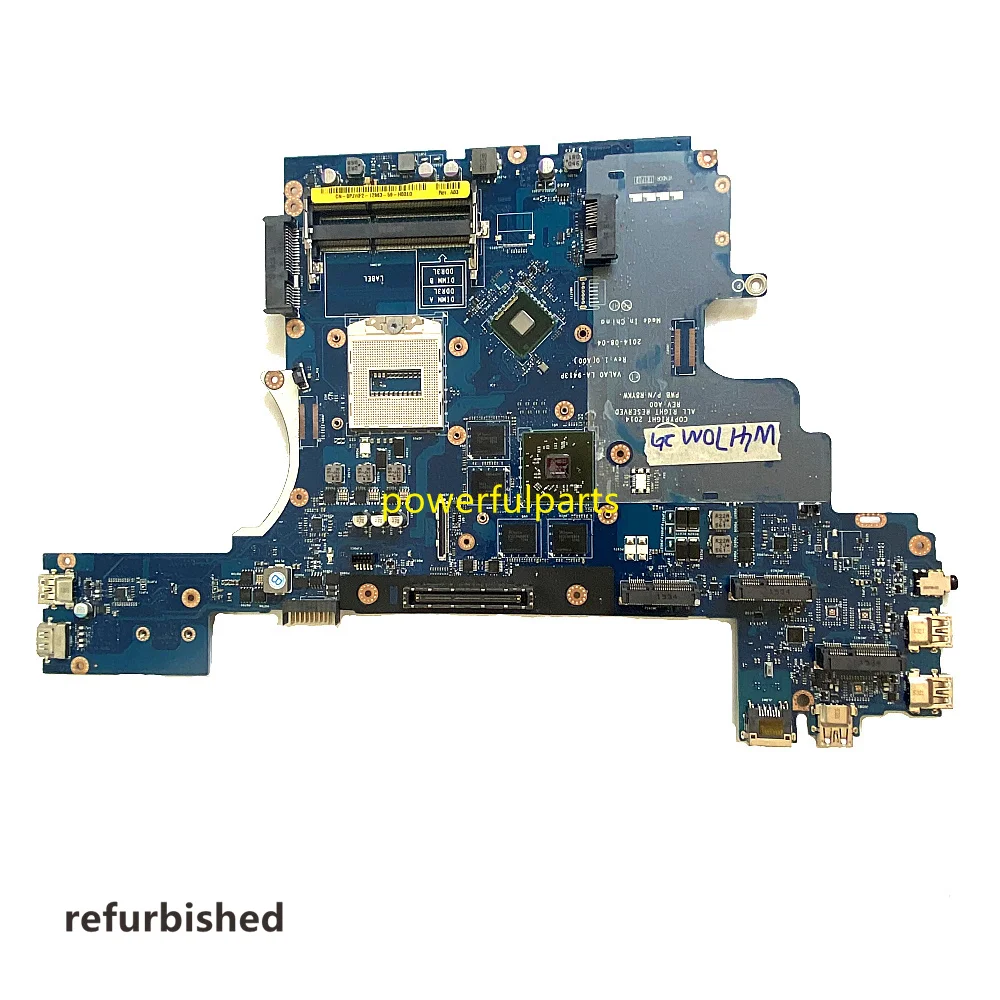 For Dell Precision M2800 Laptop Motherboard Intel With Graphic 01726W 0PJWF2 CN-0PJWF2 VALA0 LA-9413P Working Good
For Dell Precision M2800 Laptop Motherboard Intel With Graphic 01726W 0PJWF2 CN-0PJWF2 VALA0 LA-9413P Working Good