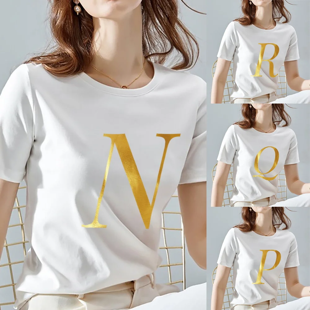 T Shirt Women Summer New Short Sleeve Letter Name Print Clothing Women's T-Shirt Harajuku Graphic Clothing Women's Top
T Shirt Women Summer New Short Sleeve Letter Name Print Clothing Women's T-Shirt Harajuku Graphic Clothing Women's Top