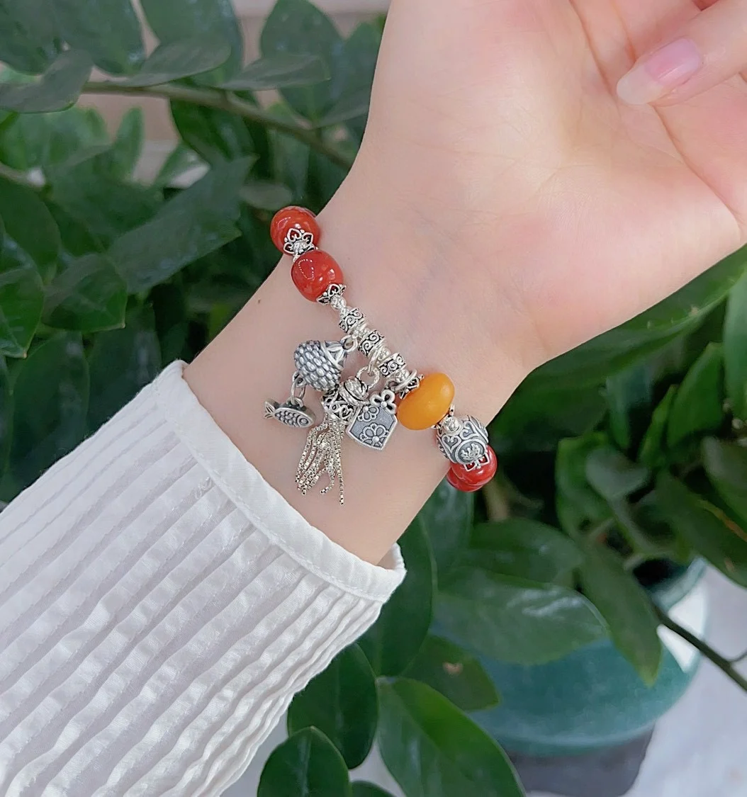 Sterling Silver Bracelet S925 For Woman Female Girl Original Manual Lovers Retro Style Popular Fashion Boutique Jewelry
Sterling Silver Bracelet S925 For Woman Female Girl Original Manual Lovers Retro Style Popular Fashion Boutique Jewelry