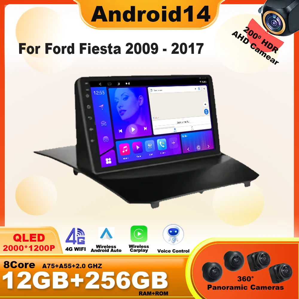 Android 14 Car radio for Ford Fiesta 2009 2010 2011-2017 Multimedia Video player 2din 7862 Octa 4G dsp Carplay Core GPS Stereo
Android 14 Car radio for Ford Fiesta 2009 2010 2011-2017 Multimedia Video player 2din 7862 Octa 4G dsp Carplay Core GPS Stereo