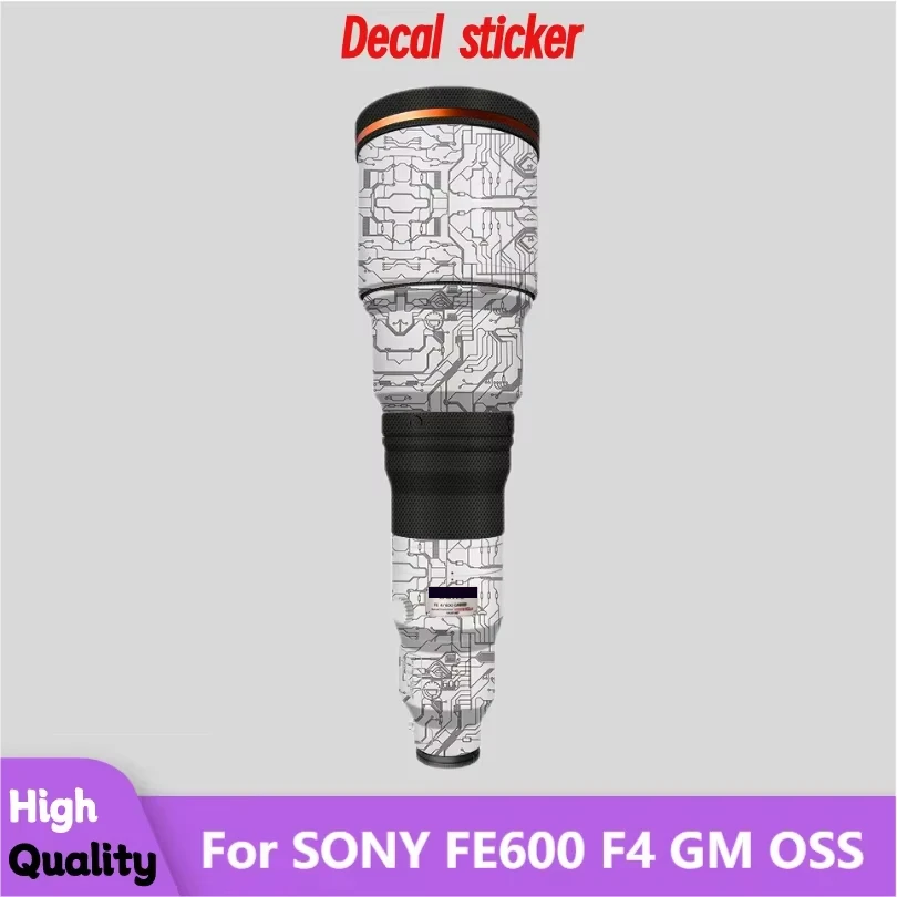 For SONY FE600 F4 GM OSS Lens Body Sticker Protective Skin Decal Vinyl Wrap Film Anti-Scratch Protector Coat
For SONY FE600 F4 GM OSS Lens Body Sticker Protective Skin Decal Vinyl Wrap Film Anti-Scratch Protector Coat