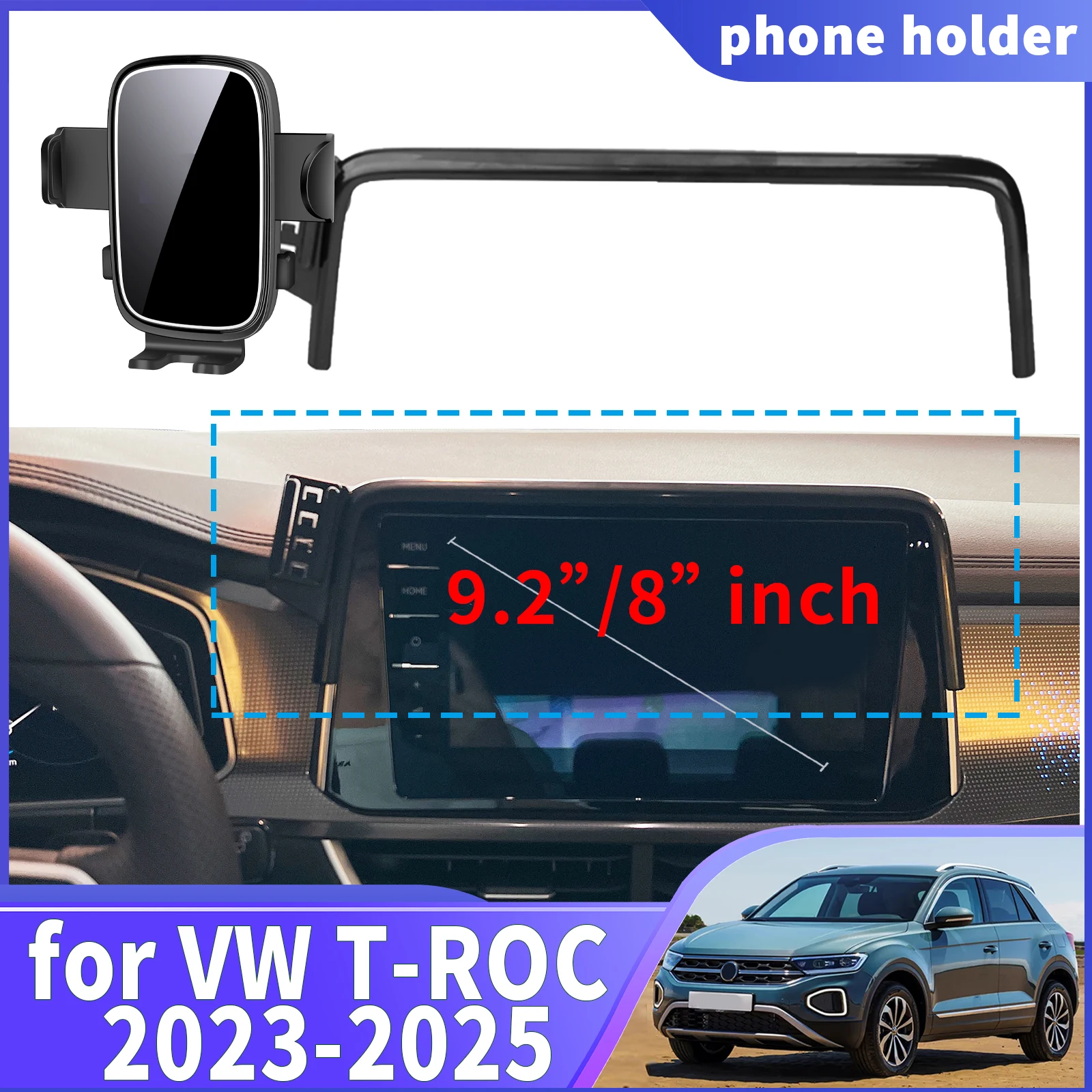 fit for VW T-ROC 2023 2024 2025 Navigation Phone Holder Mount Customized Car accessoires
fit for VW T-ROC 2023 2024 2025 Navigation Phone Holder Mount Customized Car accessoires