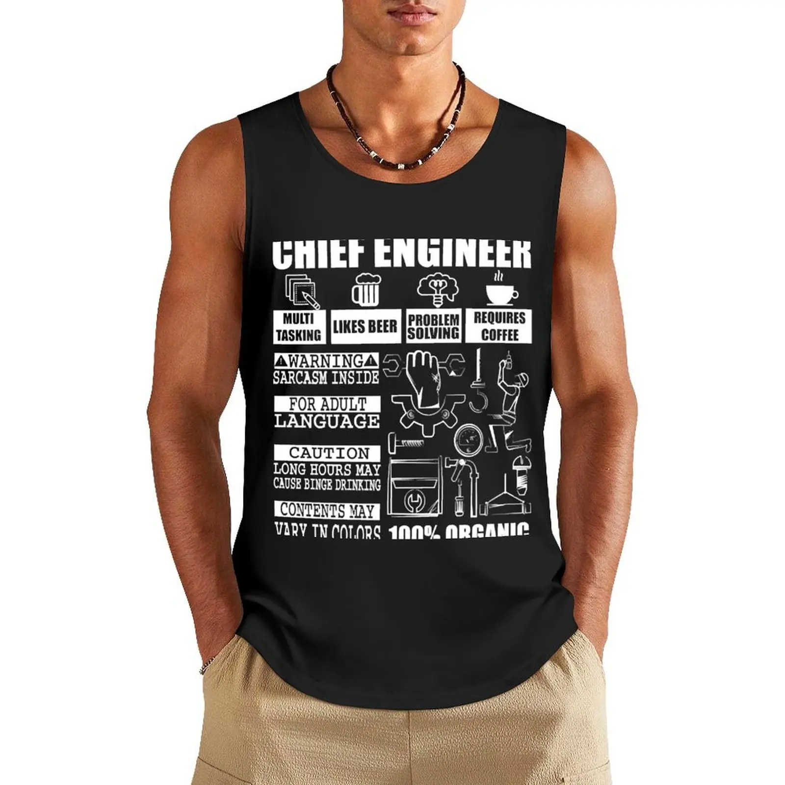 I Am A Chief Engineer Tank Top t-shirt Men's Sleeveless men fitness clothing for men Men's clothing
I Am A Chief Engineer Tank Top t-shirt Men's Sleeveless men fitness clothing for men Men's clothing