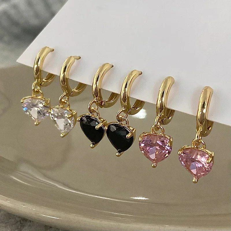Серьги-кольца из настоящего стерлингового серебра 925 пробы с сердечком и цирконием для женщин, модные ювелирные изделия для вечеринок, минималистичные аксессуары
Серьги-кольца из настоящего стерлингового серебра 925 пробы с сердечком и цирконием для женщин, модные ювелирные изделия для вечеринок, минималистичные аксессуары