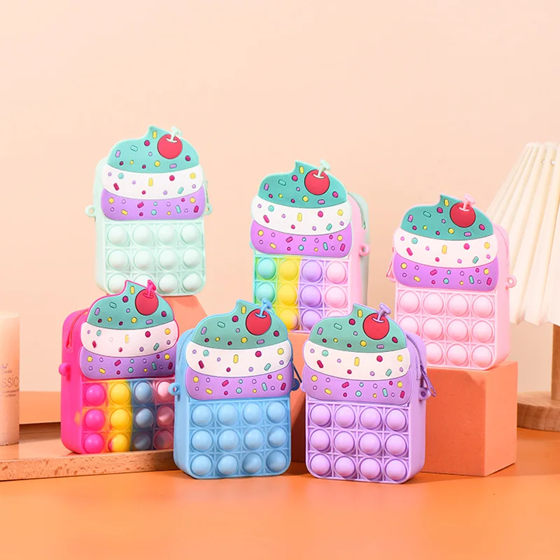 Kid's Bag Cake Style Children's Crossbody Bag Puzzle Decompression One Shoulder Cute Coin Purse Coin Pouch Kawaii Bag
Kid's Bag Cake Style Children's Crossbody Bag Puzzle Decompression One Shoulder Cute Coin Purse Coin Pouch Kawaii Bag