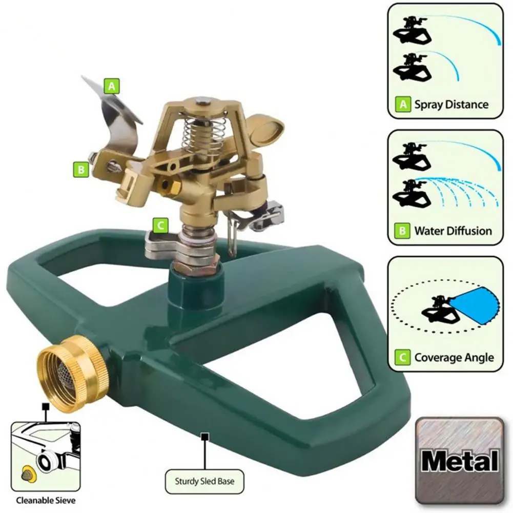 Stable Lawn Sprinkler Lawn Sprinkler Efficient Garden Watering Adjustable 360 Degree Rotation Sprinkler for Lawn Yard Garden
Stable Lawn Sprinkler Lawn Sprinkler Efficient Garden Watering Adjustable 360 Degree Rotation Sprinkler for Lawn Yard Garden