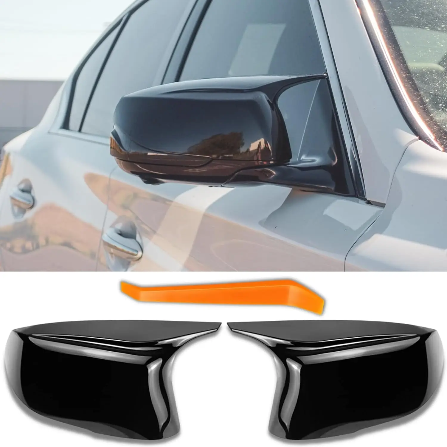 Side Mirror Caps 1Pair for Infiniti Q50 Q60 Q70 QX30 QX50 Q50L Left Right Driver Passenger Mirror Cover Exterior Trim
Side Mirror Caps 1Pair for Infiniti Q50 Q60 Q70 QX30 QX50 Q50L Left Right Driver Passenger Mirror Cover Exterior Trim
