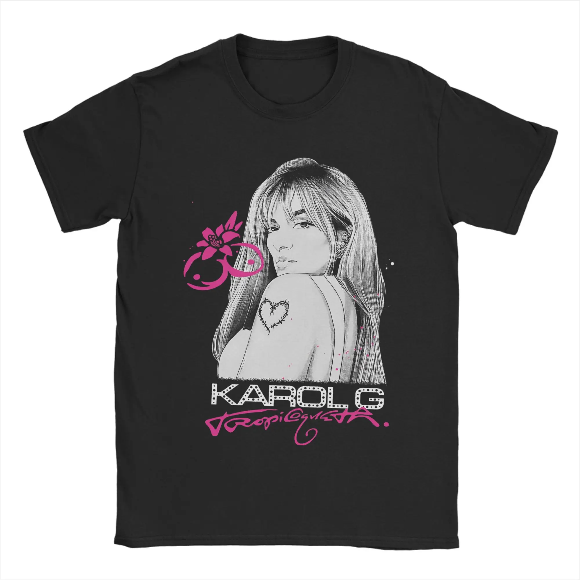 Karols G Tropicoqueta 2025 New Album T-Shirt Men's Streetwear Cotton T Shirts Summer O Neck Popular Tees Cheap Big Size Tops
Karols G Tropicoqueta 2025 New Album T-Shirt Men's Streetwear Cotton T Shirts Summer O Neck Popular Tees Cheap Big Size Tops