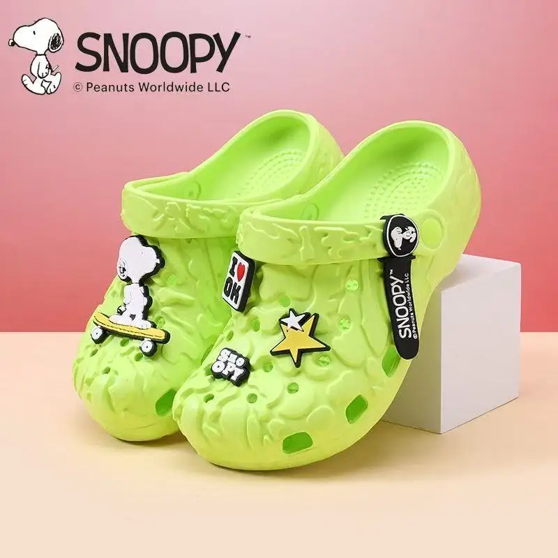 Cartoon Snoopy Cute Women's New Slippers Summer Outerwear Boys and Girls Parent plus size Child green white black Beach Sandals
Cartoon Snoopy Cute Women's New Slippers Summer Outerwear Boys and Girls Parent plus size Child green white black Beach Sandals