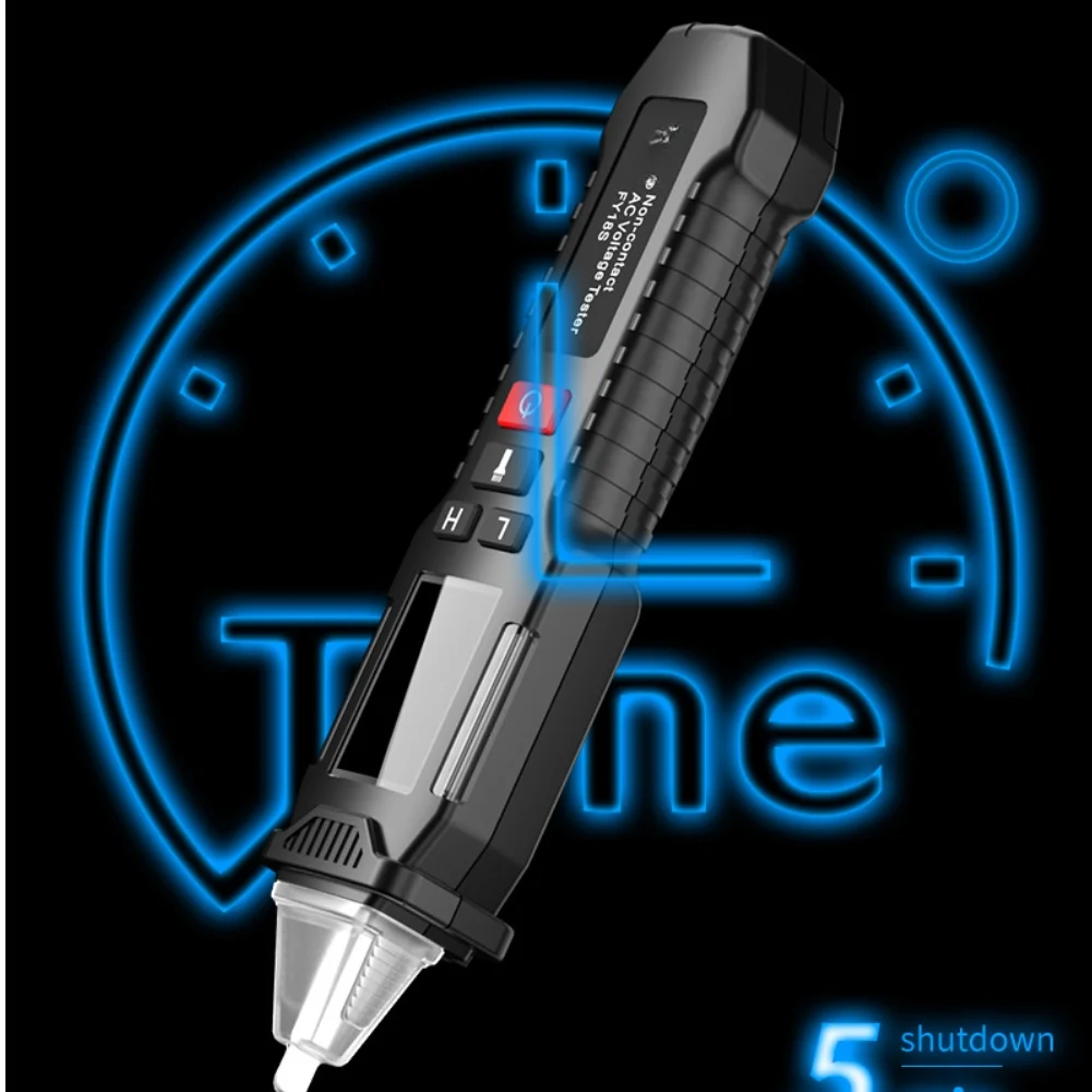 Non Contact Voltage Detector FY18S with 19x4x2.9cm Dimensions LCD Display and Adjustable Sensitivity for AC Lines
Non Contact Voltage Detector FY18S with 19x4x2.9cm Dimensions LCD Display and Adjustable Sensitivity for AC Lines