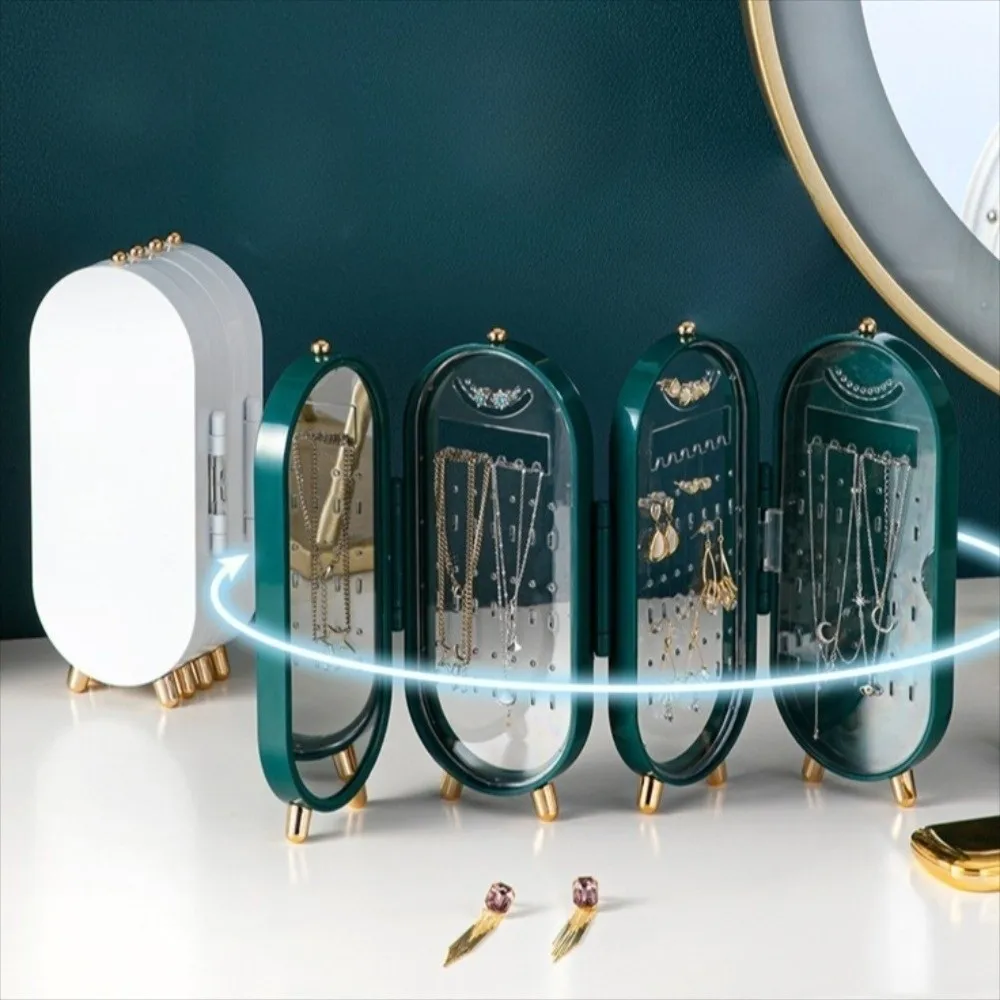 Элитная шкатулка для хранения ювелирных изделий, подставка для украшений, изысканная подарочная упаковка для ювелирных изделий с зеркалом, складная подставка для демонстрации ювелирных наборов
Элитная шкатулка для хранения ювелирных изделий, подставка для украшений, изысканная подарочная упаковка для ювелирных изделий с зеркалом, складная подставка для демонстрации ювелирных наборов