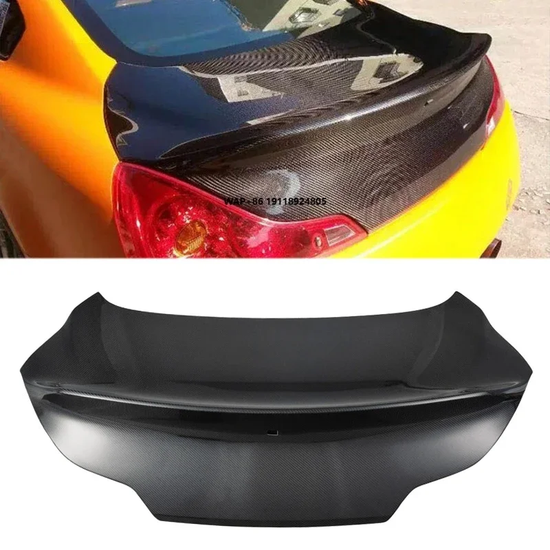 High Quality Cls Style Trunk Lid for G37 Cpv36 Coupe Carbon Fiber Rear Trunk Boot Lid
High Quality Cls Style Trunk Lid for G37 Cpv36 Coupe Carbon Fiber Rear Trunk Boot Lid